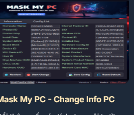 Mask My PC â€” Hardware & Fingerprint Spoofer